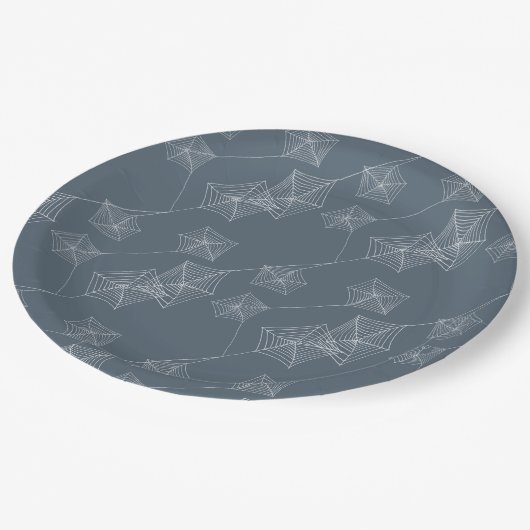 グレイクモのウェブハローウィンパーティ ペーパープレート (アングル)