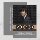 グレイクラシー鍵卒業招待状 招待状 (正面/裏面)