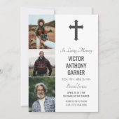 グレイクロス3写真白埋葬サービス 招待状 (正面)