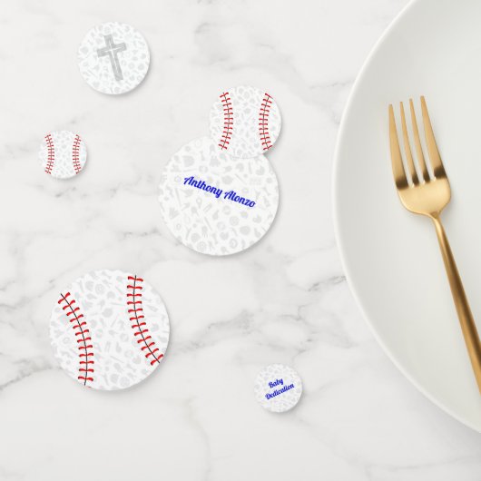 グレイクロス ベースボール ベイビー 奉献パーティー コンフェッティ (グループ)