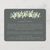 グレイグリーン スノーベリー+ユーカリ ガーランドの案内カード エンクロージャーカード (正面)