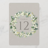 グレイゲスノーベリー+ユーカリ結婚のテーブル番号 (裏面)