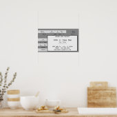 グレイコンサートチケット ポスター (キッチン)