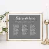 グレイザットキャンドルバーンズ学校懇親会メモリアル ポスター