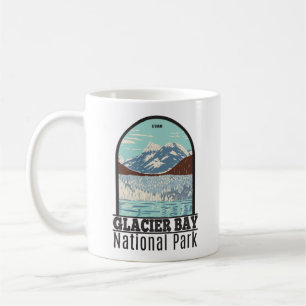 グレイシアベイ国立公園アラスカヴィンテージ コーヒーマグカップ