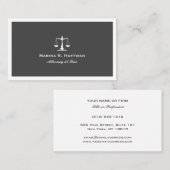 グレイシック弁護士ジャスティススケールプロフェッショナル 名刺 (正面/裏面)