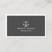 グレイシック弁護士ジャスティススケールプロフェッショナル 名刺 (正面)