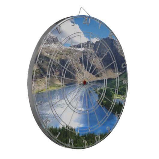 グレイシャナショナルパークに隠された湖 ダーツボード (正面左)