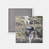 グレイシャナショナルパークの滝 マグネット (正面/裏面)