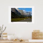 グレイシャナショナルパーク – ローンコヨーテ ポスター (キッチン)