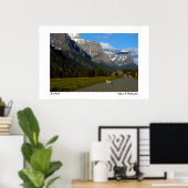 グレイシャナショナルパーク – ローンコヨーテ ポスター (ホームオフィス)