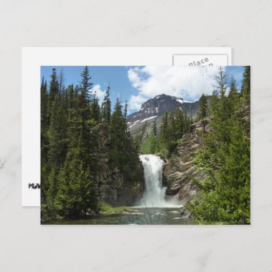 グレイシャランニングー国立公園の秋ズイーグル ポストカード (正面/裏面)