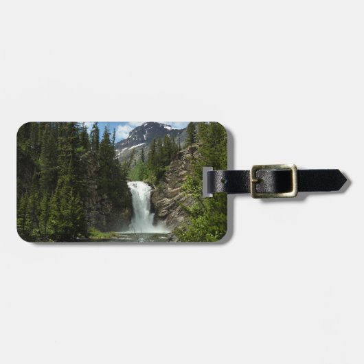 グレイシャランニングー国立公園の秋ズイーグル ラゲッジタグ (正面横)