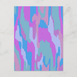 グレイシャルパラダイス抽象芸術プリント ポストカード