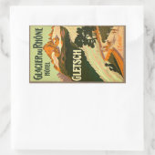 グレイシャーデュローネホテルグレッチュ長方形ステッカー 長方形シール (バッグ)