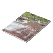 グレイシャーナショナルのBaring Creekの赤い岩 ノートパッド (回転)