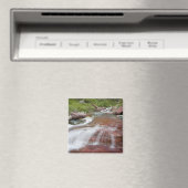 グレイシャーナショナルのBaring Creekの赤い岩 マグネット (インサイチュ (食洗機))