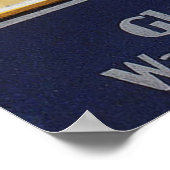 グレイシャーナショナルパークウォータートンレイクス ポスター (角)