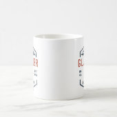 グレイシャーナショナルパークカナダ動揺してヴィンテージ コーヒーマグカップ (中央)