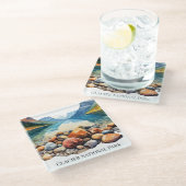 グレイシャーナショナルパークガラスコースター ガラスコースター (アングル)