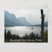 グレイシャーナショナルパークセントメアリーレイクトラベル ポストカード (正面)