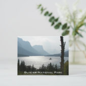 グレイシャーナショナルパークセントメアリーレイクトラベル ポストカード (スタンド正面)