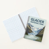 グレイシャーナショナルパークトラベルアート ノートブック (内部)