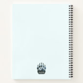 グレイシャーナショナルパークベアーポー ノートブック (裏面)