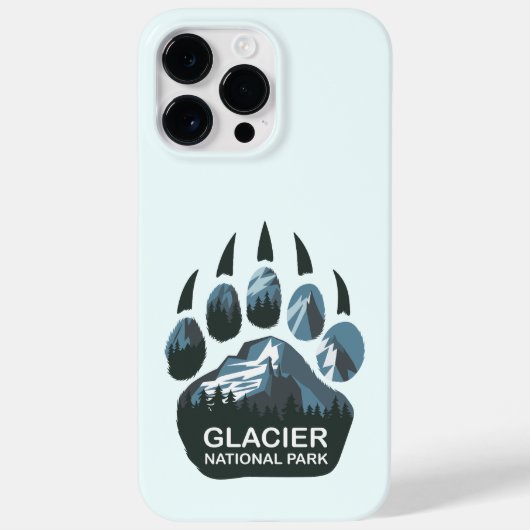 グレイシャーナショナルパークベアーポー Case-Mate iPhoneケース (裏面)