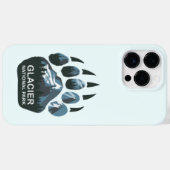グレイシャーナショナルパークベアーポー Case-Mate iPhoneケース (裏面 (横))