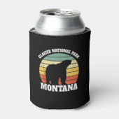 グレイシャーナショナルパークポーラーベアー恋人 缶クーラー (缶正面)