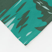 グレイシャーナショナルパークモンタナヴィンテージ フリースブランケット (角)