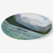 グレイシャーナショナルパークモンタナ ペーパープレート (アングル)