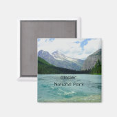 グレイシャーナショナルパークモンタナ マグネット (正面/裏面)