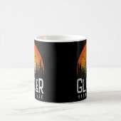 グレイシャーナショナルパークレトロスタイルヴィンテージ70s 80s コーヒーマグカップ (中央)