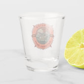 グレイシャーナショナルパークレトロビーゴンシープコンパス ショットグラス (裏面)