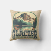 グレイシャーナショナルパークレトロヴィネット クッション (裏面)