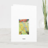 グレイシャーナショナルパークヴィンテージマップ カード (裏面)