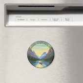 グレイシャーナショナルパーク旅行 マグネット (インサイチュ (食洗機))