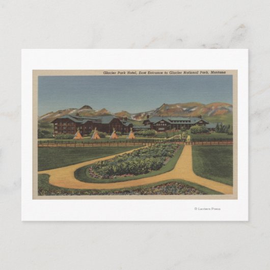 グレイシャーナショナルパークMT – パークホテルイースト ポストカード (正面)