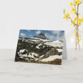 グレイシャーパークのローガンパスからレイノルズマウンテン カード (黄色い花)