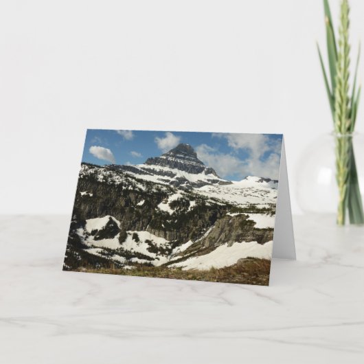 グレイシャーパークのローガンパスからレイノルズマウンテン カード (正面)