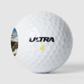 グレイシャーパークのローガンパスからレイノルズマウンテン ゴルフボール (ロゴ)