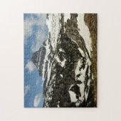 グレイシャーパークのローガンパスからレイノルズマウンテン ジグソーパズル (縦)