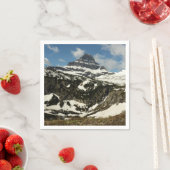 グレイシャーパークのローガンパスからレイノルズマウンテン スタンダードカクテルナプキン (インサイチュ)