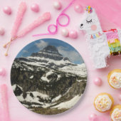 グレイシャーパークのローガンパスからレイノルズマウンテン ペーパープレート (パーティー)