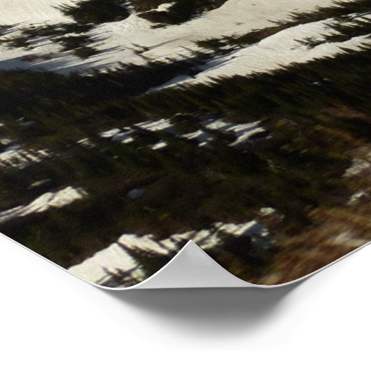 グレイシャーパークのローガンパスからレイノルズマウンテン ポスター (角)