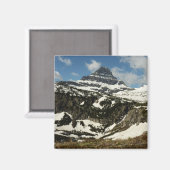 グレイシャーパークのローガンパスからレイノルズマウンテン マグネット (正面/裏面)