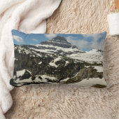 グレイシャーパークのローガンパスからレイノルズマウンテン ランバークッション (ブランケット)