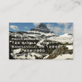 グレイシャーパークのローガンパスからレイノルズマウンテン 名刺 (正面)